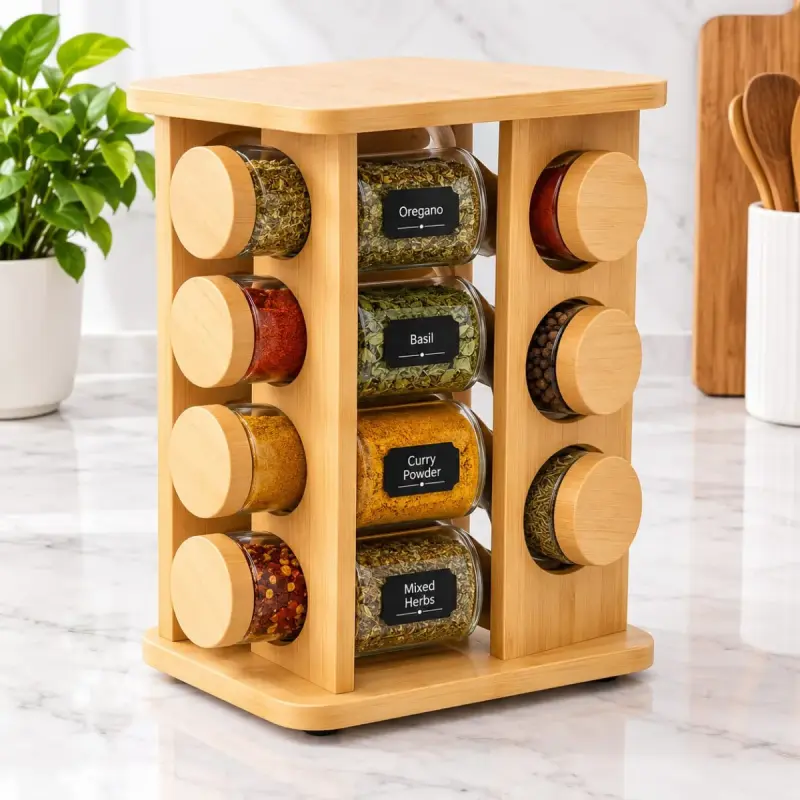 Spice bottles + stand-12pcs | Kenya view 2