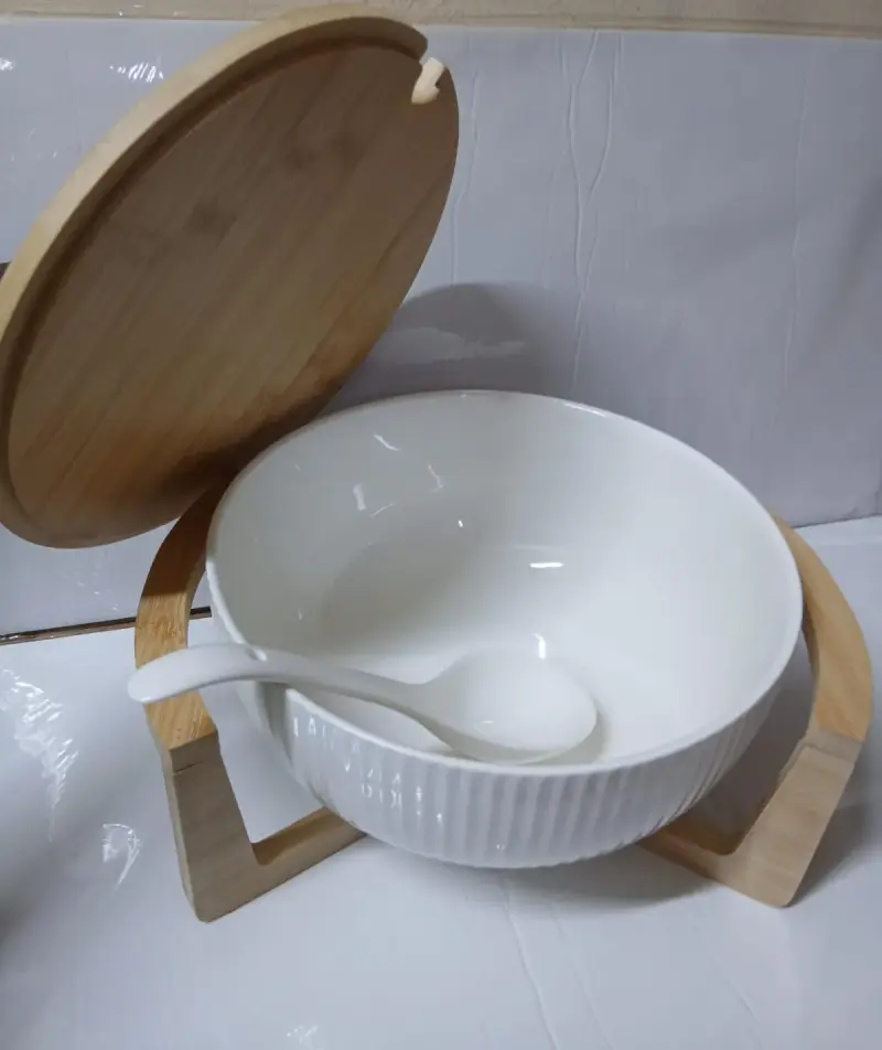 Ceramic Salad Bowl | Kenya view 3