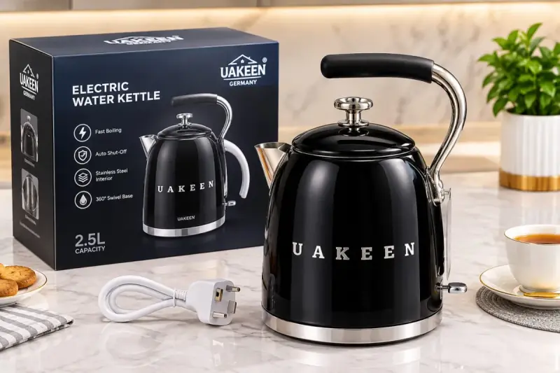 Uakeen Whistling Kettle Stainless Steel 3.5L | Kenya view 3