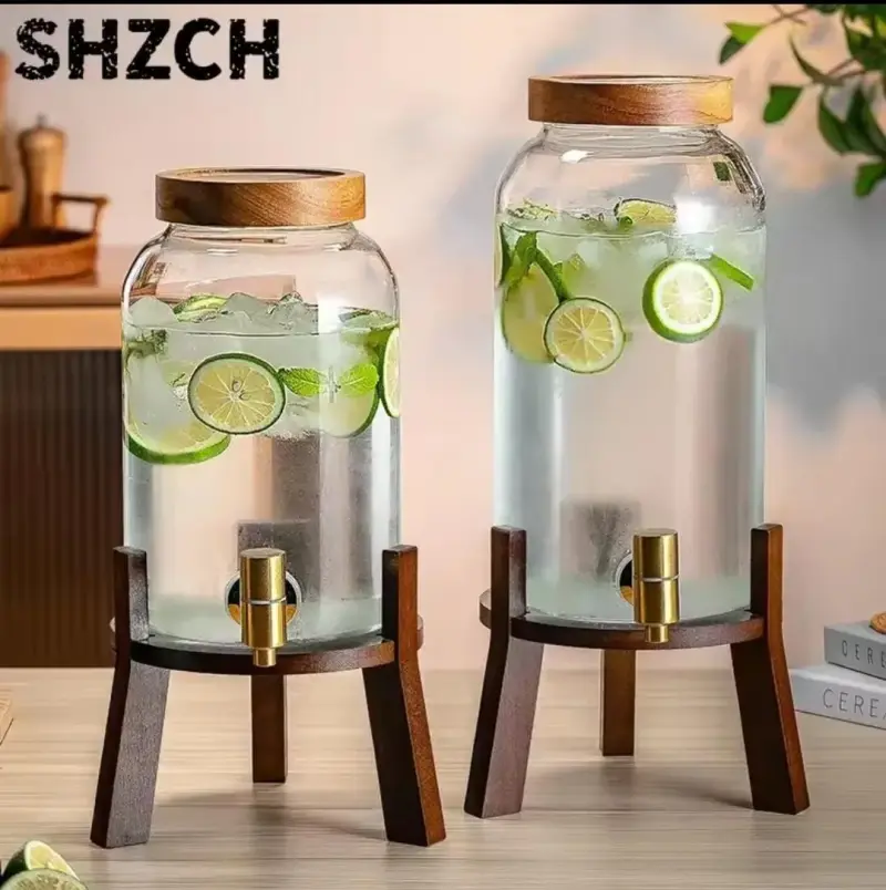 Juice/beverage dispenser with stand-5L view 2