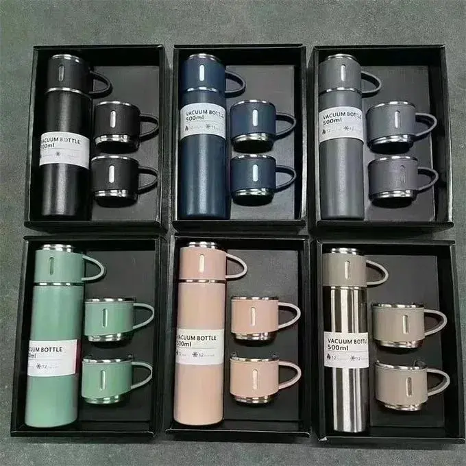 Thermal Flask With 2 Cups