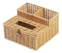 Rattan Serviette + Cutlery Holder view 2