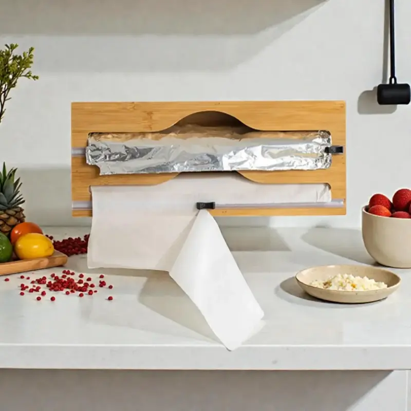 Tripple Paper Dispenser (Bamboo)