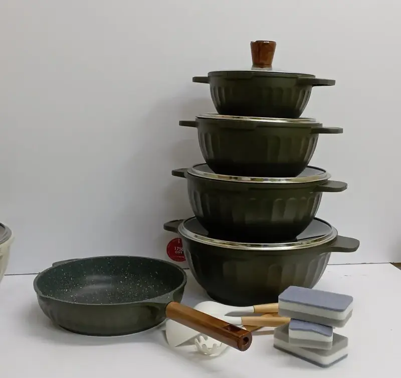 15 Pieces Non Stick Pots (SFE)